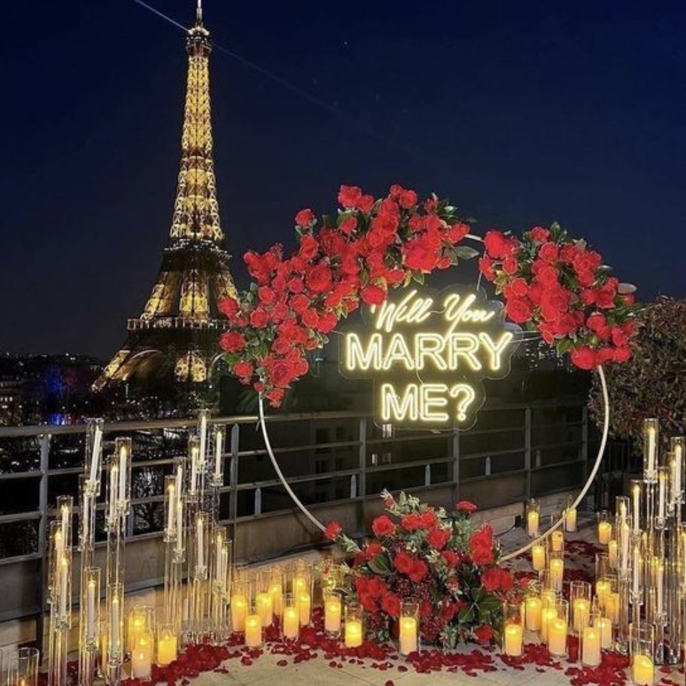 Will you marry me ring decor