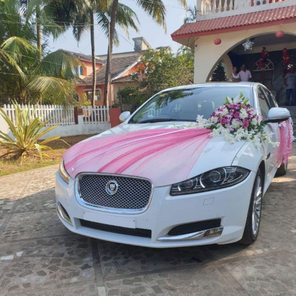 Jaguar car decoration for wedding