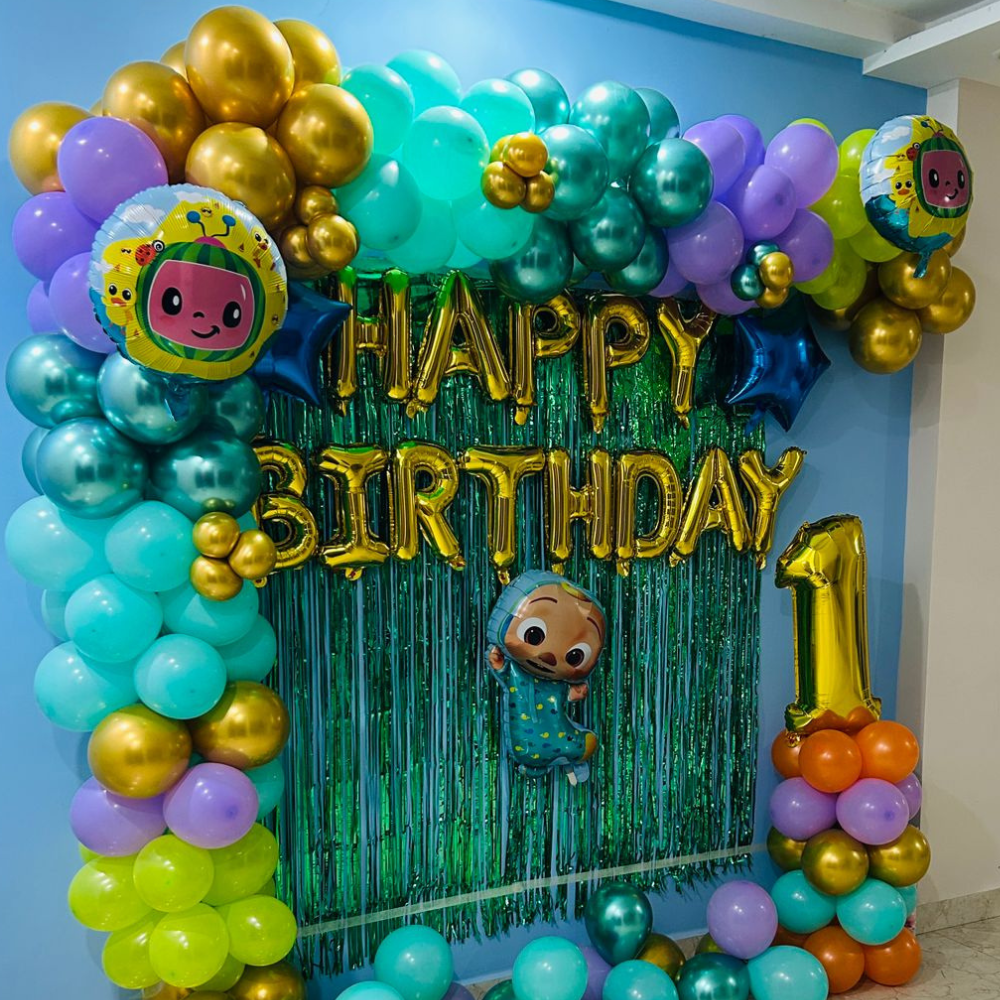 1st Birthday Cocomelon Theme