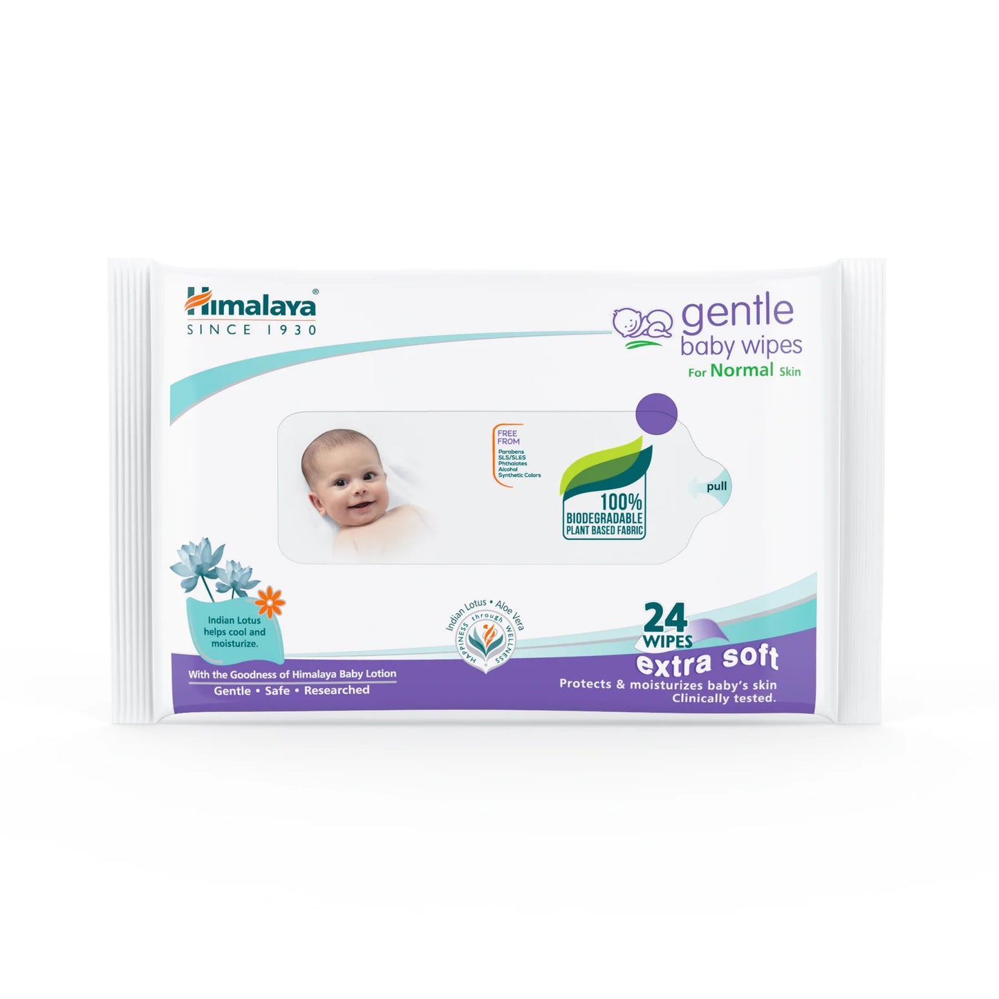 Himalaya Gentle Baby Wipse For Normal Skin