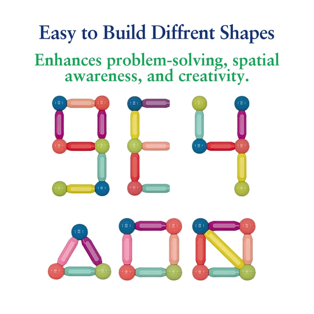 25 Pcs Magnetic Building Blocks Sticks for Kids