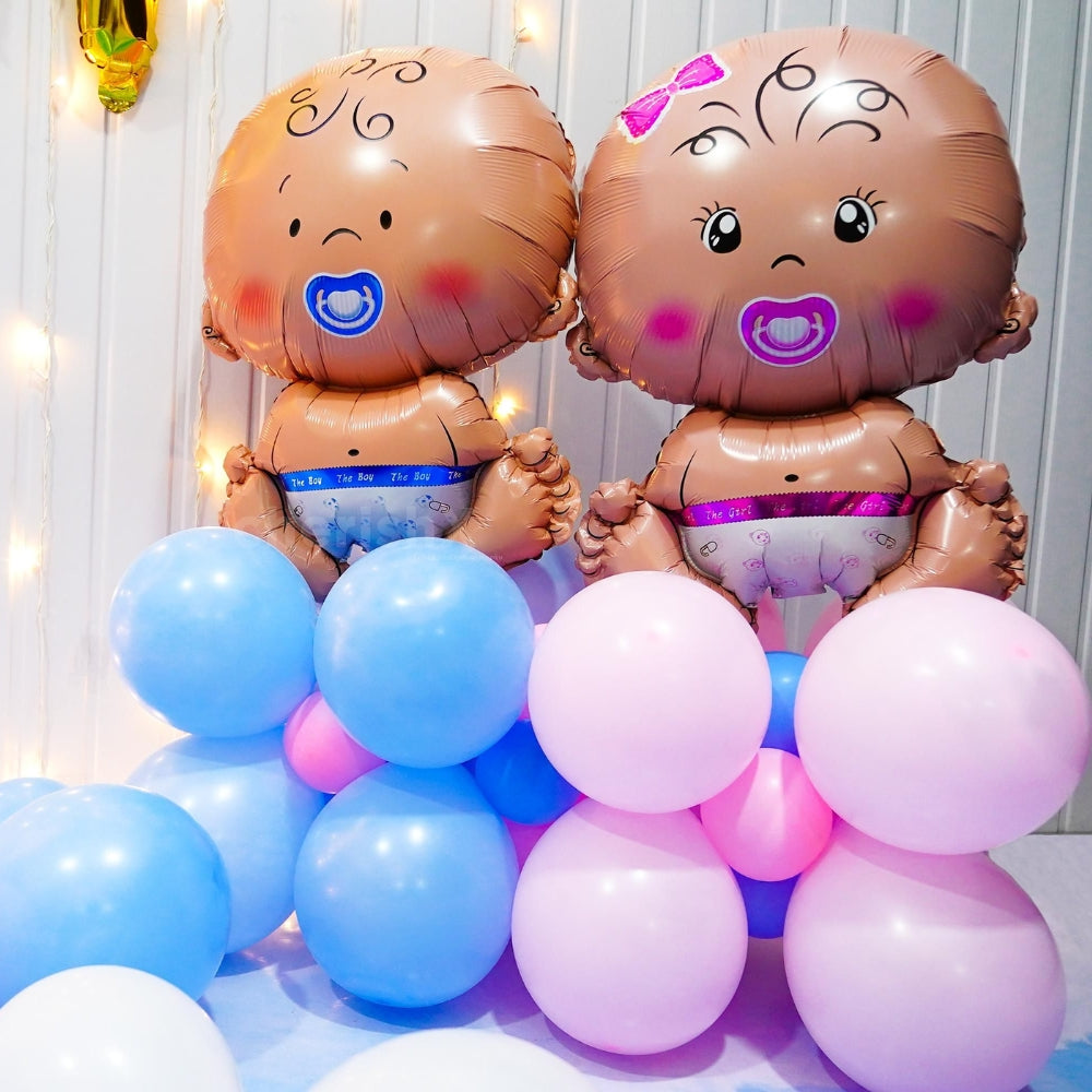 Pretty In Pink & Baby Blue Bliss Baby Shower Celebration