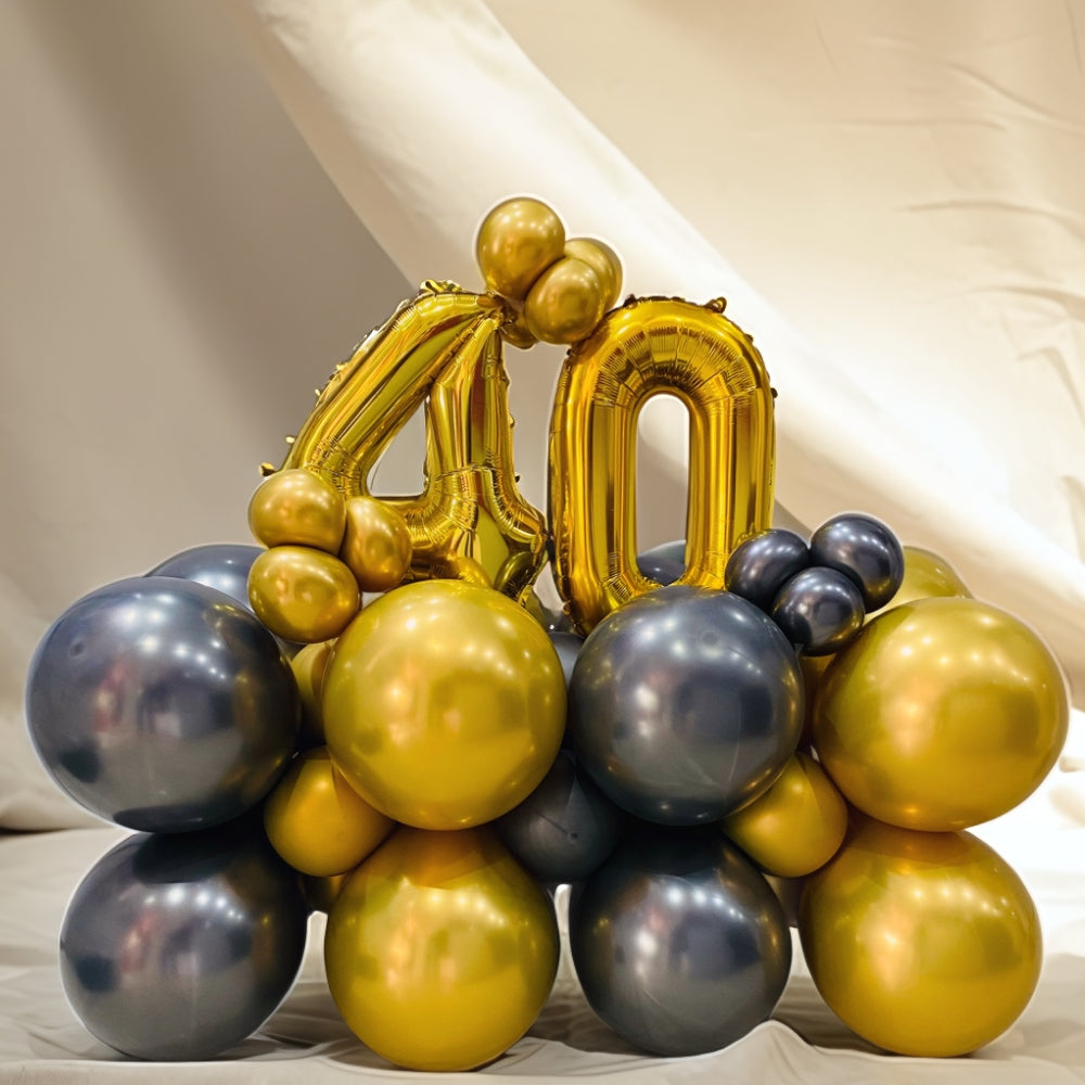 Surprise Decoration Black & Golden Decor