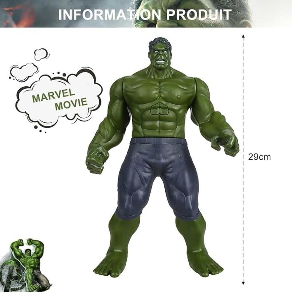 Ridhimani Marvel Avengers Union Legend Titan Hero Series 12-Inch Hulk Action Figure Toy with Lights.