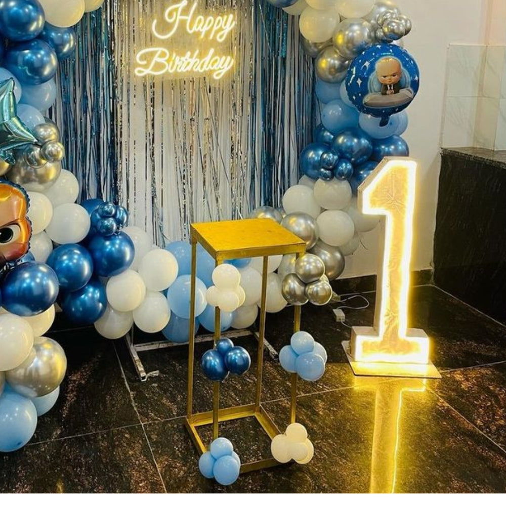 Baby Boss 1st Birthday Decoration