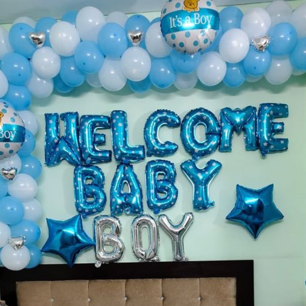 Welcome Baby Boy Decoration