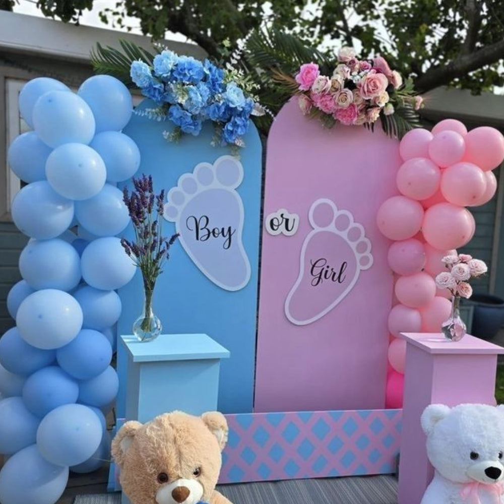Blue and Pink Baby Shower