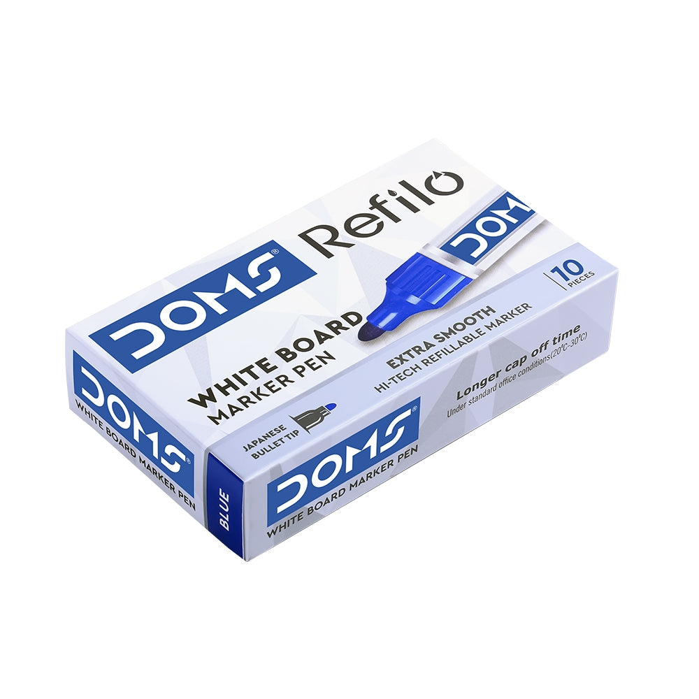 DOMS Refilo White Board Marker ( Pack of 10 )