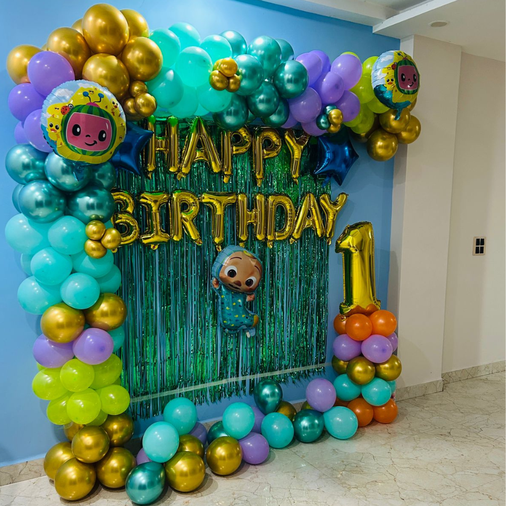 1st Birthday Cocomelon Theme