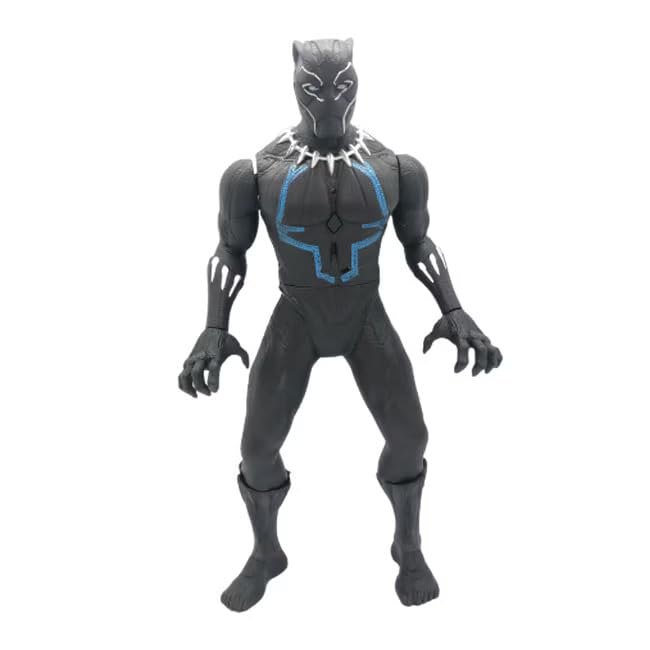 Marvel Avengers Union Legend Titan Hero Series 12-Inch Black Panther Action Figure Toy with Lights.