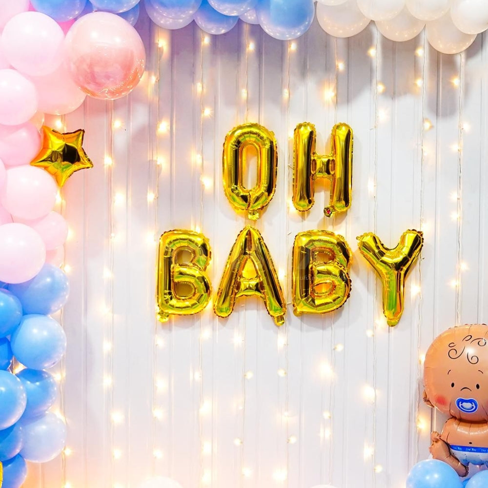 Pretty In Pink & Baby Blue Bliss Baby Shower Celebration