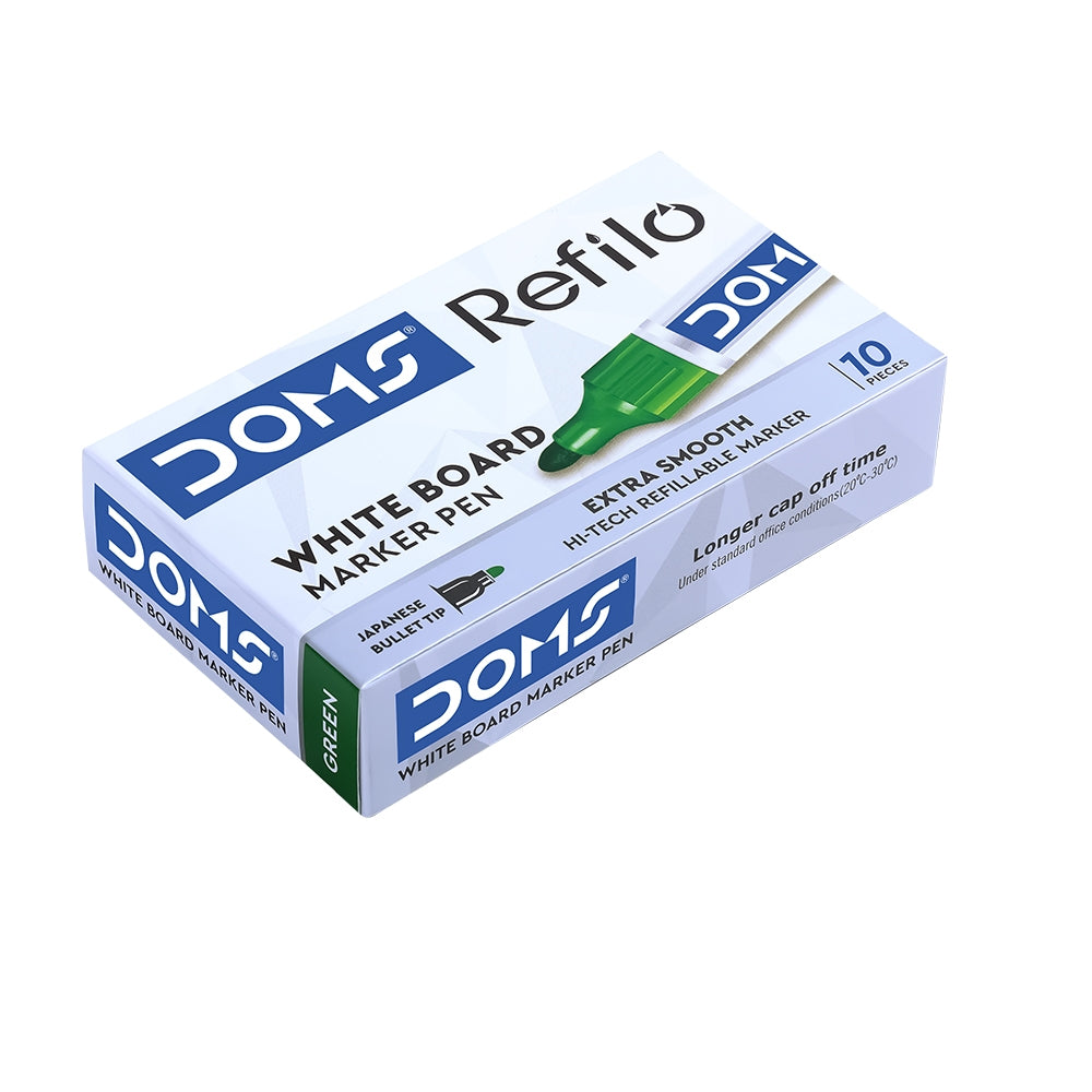 DOMS Refilo White Board Marker ( Pack of 10 )