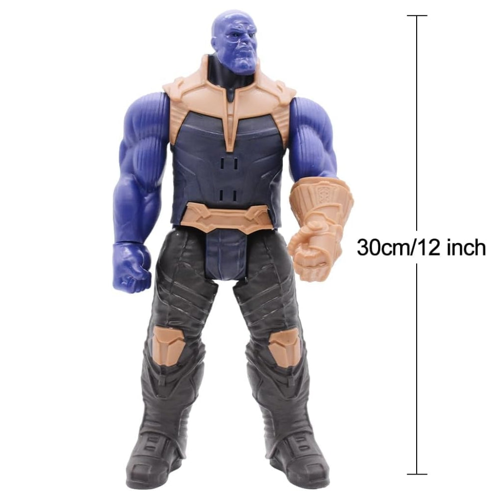Ridhimani Marvel Avengers Union Legend Titan Hero Series 12-Inch Thanos Action Figure Toy (Purple)