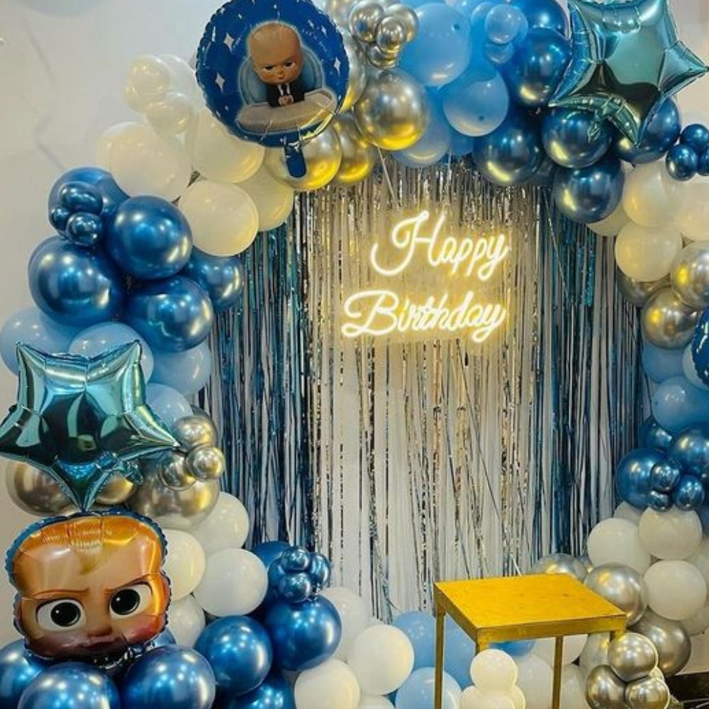 Baby Boss 1st Birthday Decoration