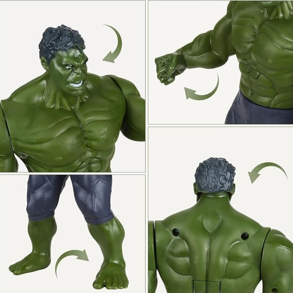 Ridhimani Marvel Avengers Union Legend Titan Hero Series 12-Inch Hulk Action Figure Toy with Lights.