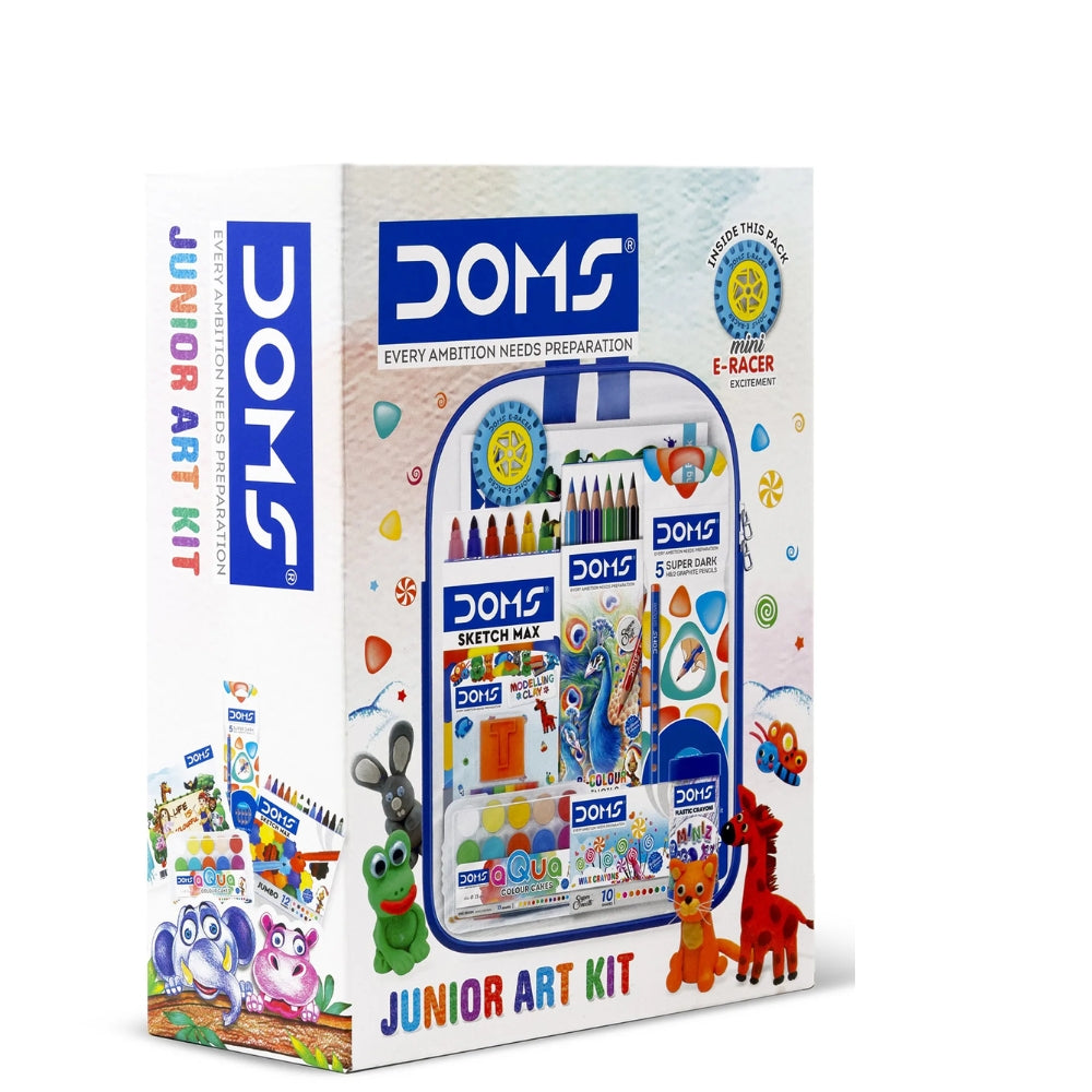 Doms Junior Art Kit Set Of 9 - Multicolour