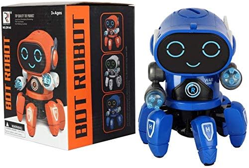 Ridhimani Bot Robot Pioneer Robot with Lights & Music, Octopus Style Robot Toys for Kids.