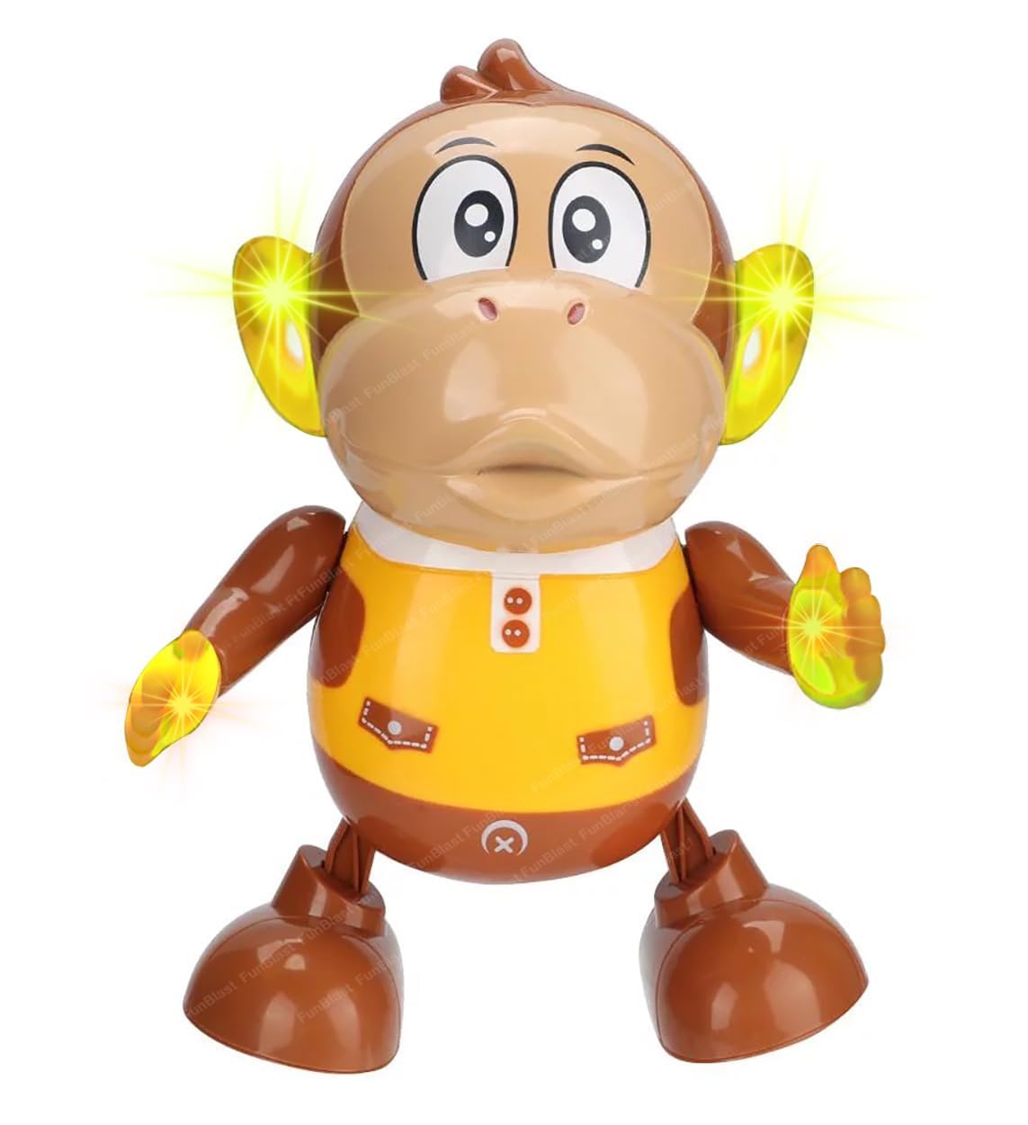Ridhimani Dancing Swinging Monkey Musical Toy with Light & Melodious Music, Kids