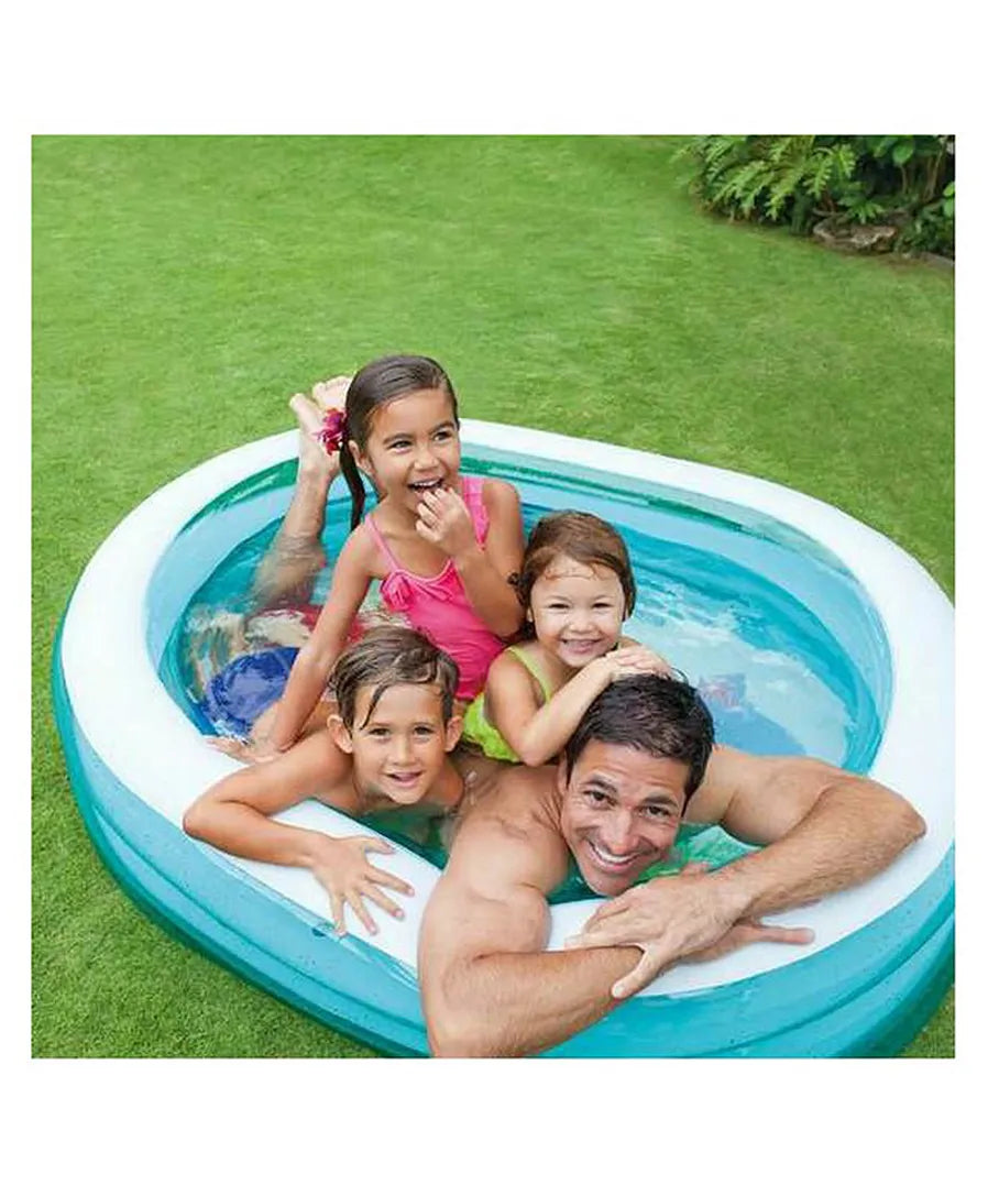 Intex 5.5 Feet Portable Inflatable Oval Shape Fun Air Water Swimming Pool For Kids