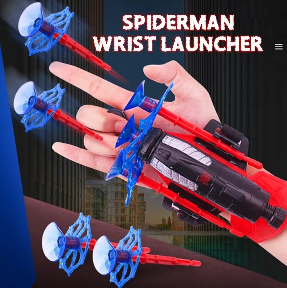 Ridhimani Spider-Man Action Figure with Wrist and Spinning Web Launcher | Spider-Man Cosplay Toys