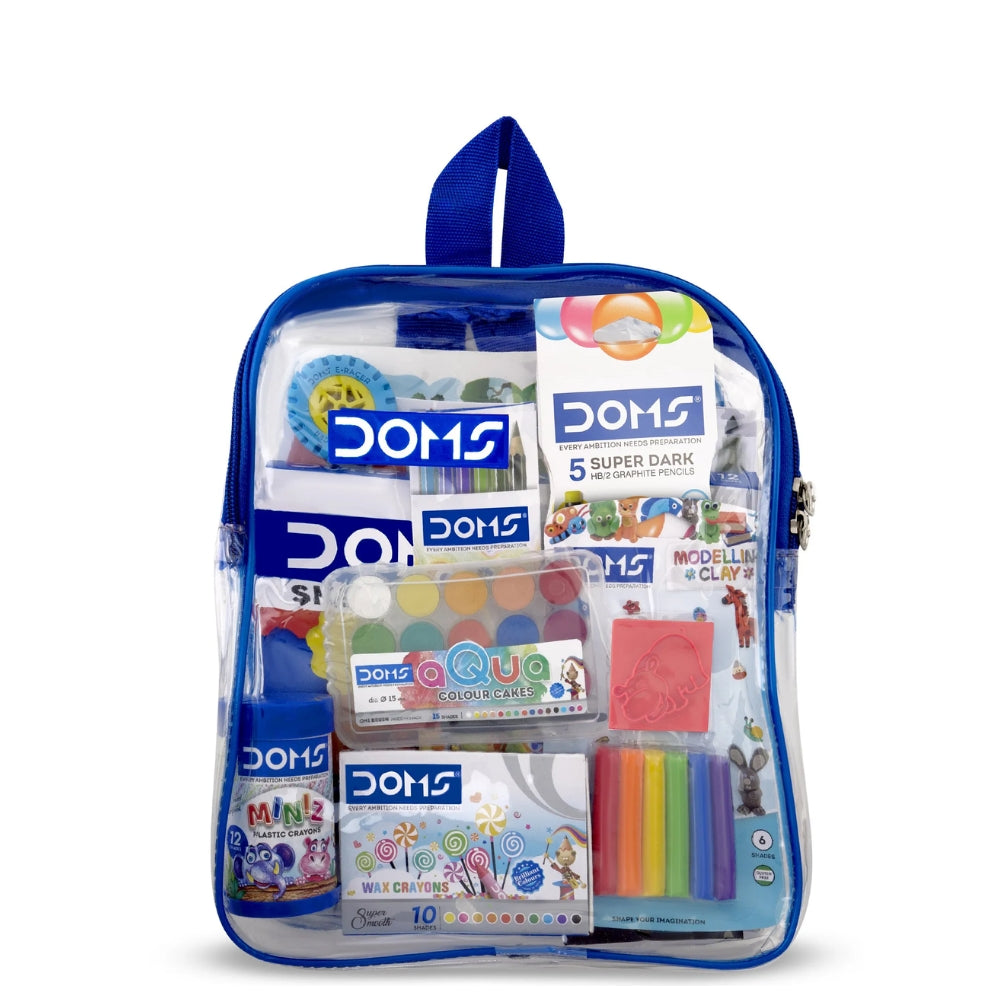 Doms Junior Art Kit Set Of 9 - Multicolour