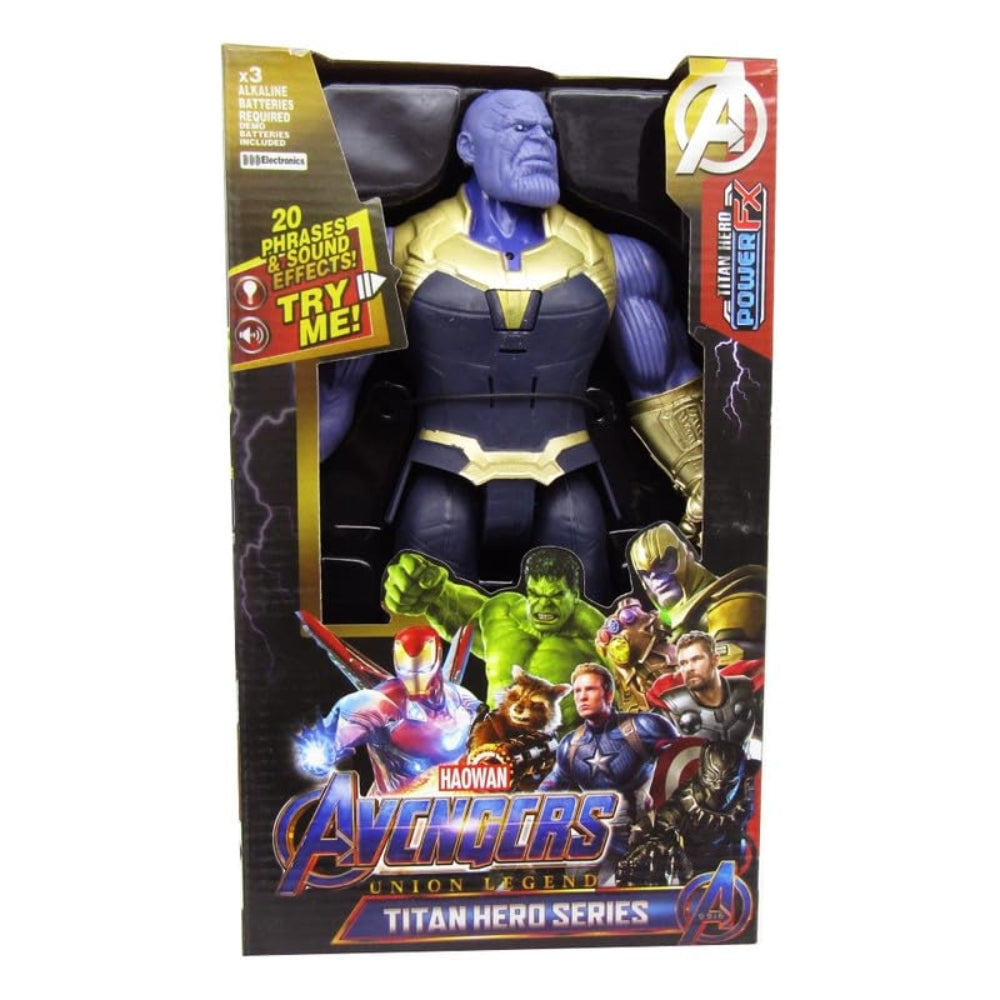 Ridhimani Marvel Avengers Union Legend Titan Hero Series 12-Inch Thanos Action Figure Toy (Purple)