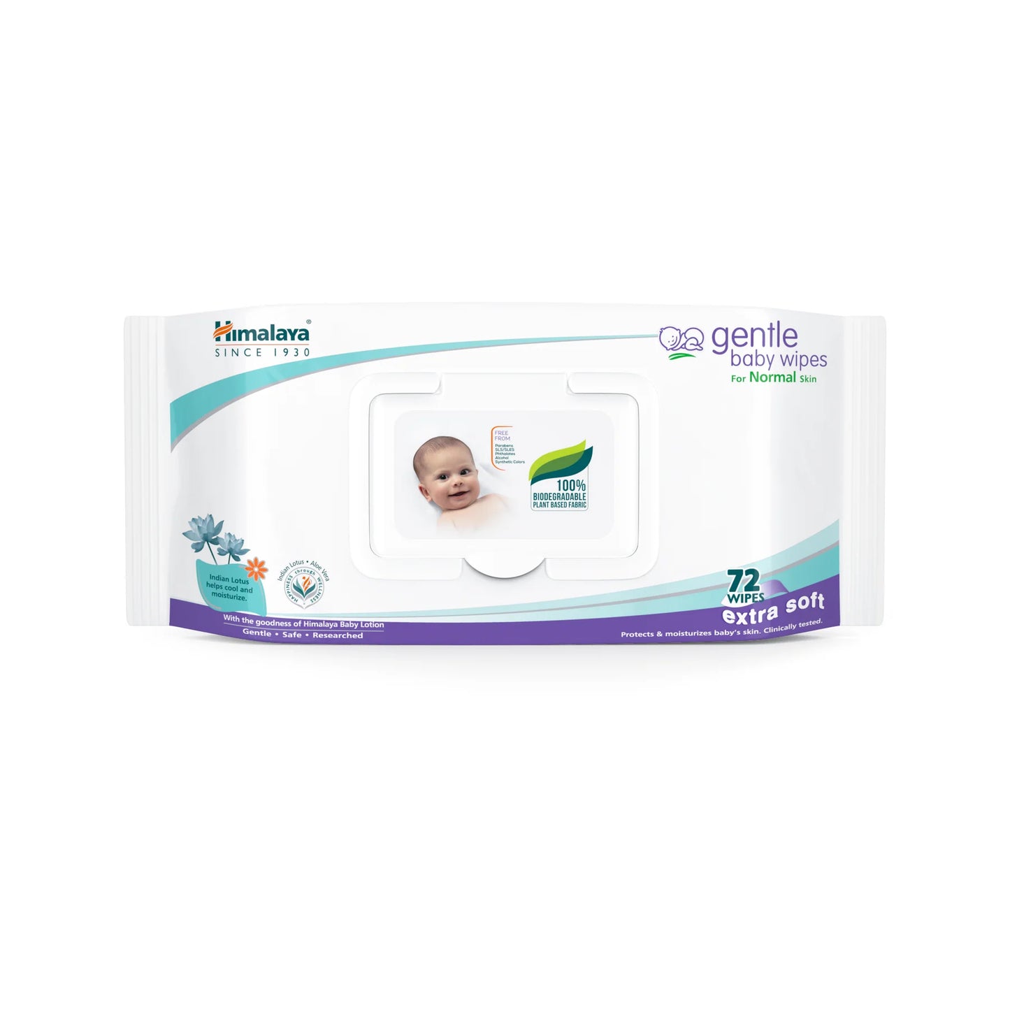 Himalaya Gentle Baby Wipse For Normal Skin