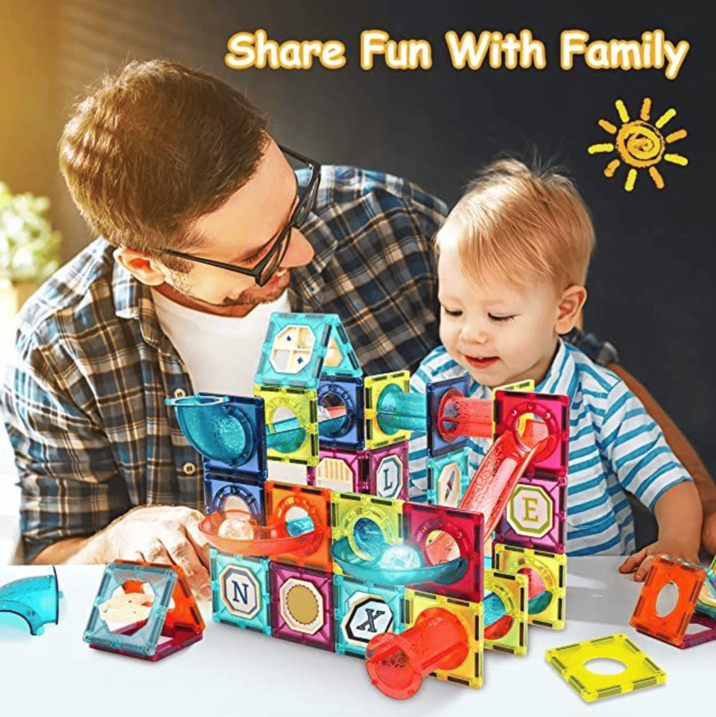 73 Pcs Colorful Magnetic Pipeline Building Blocks