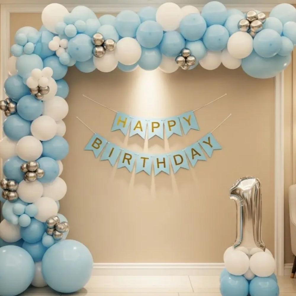 Blue Balloon Decoration