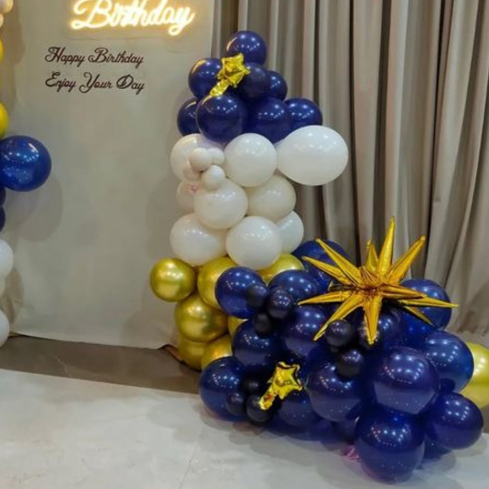 Balloon and Star Birthday Decoration