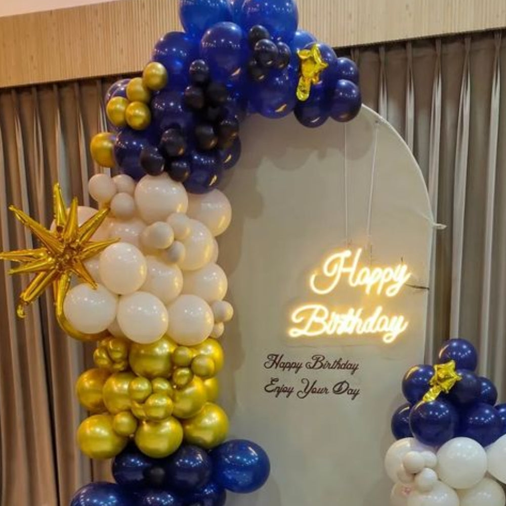Balloon and Star Birthday Decoration