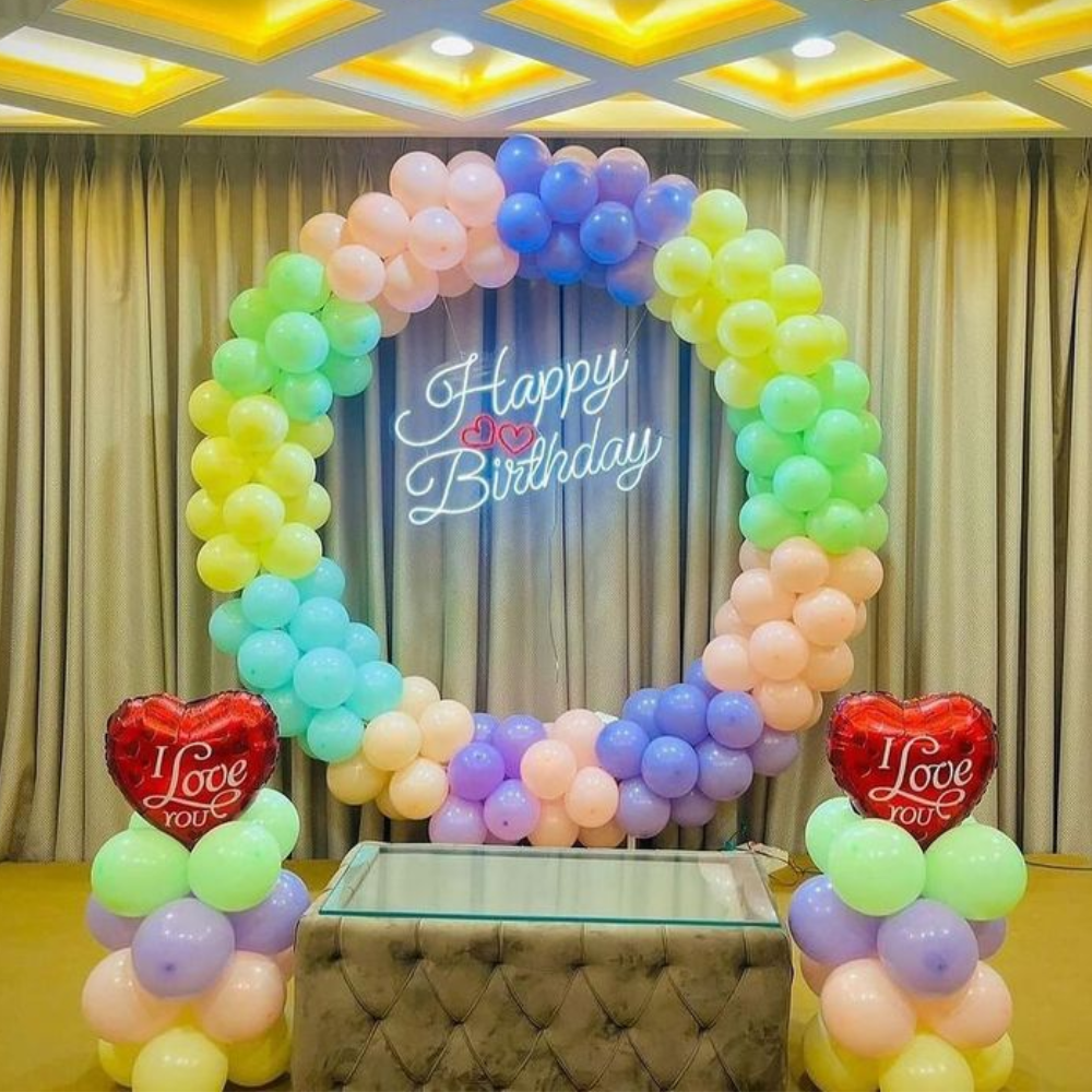 Ring Birthday Decoration