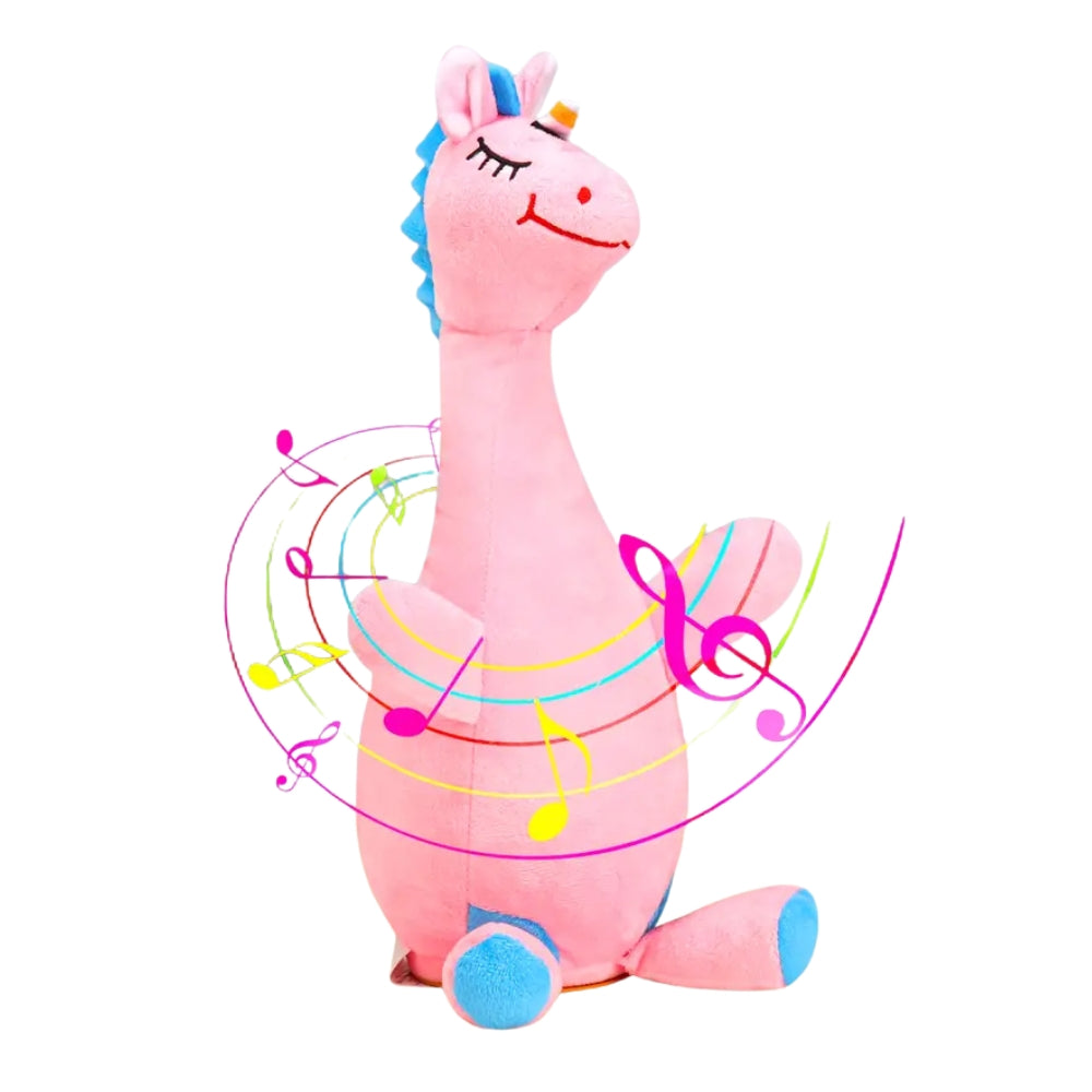 Dancing Talking Unicorn Soft Toy for Kids, Wriggle & Singing Recording Plush Toy