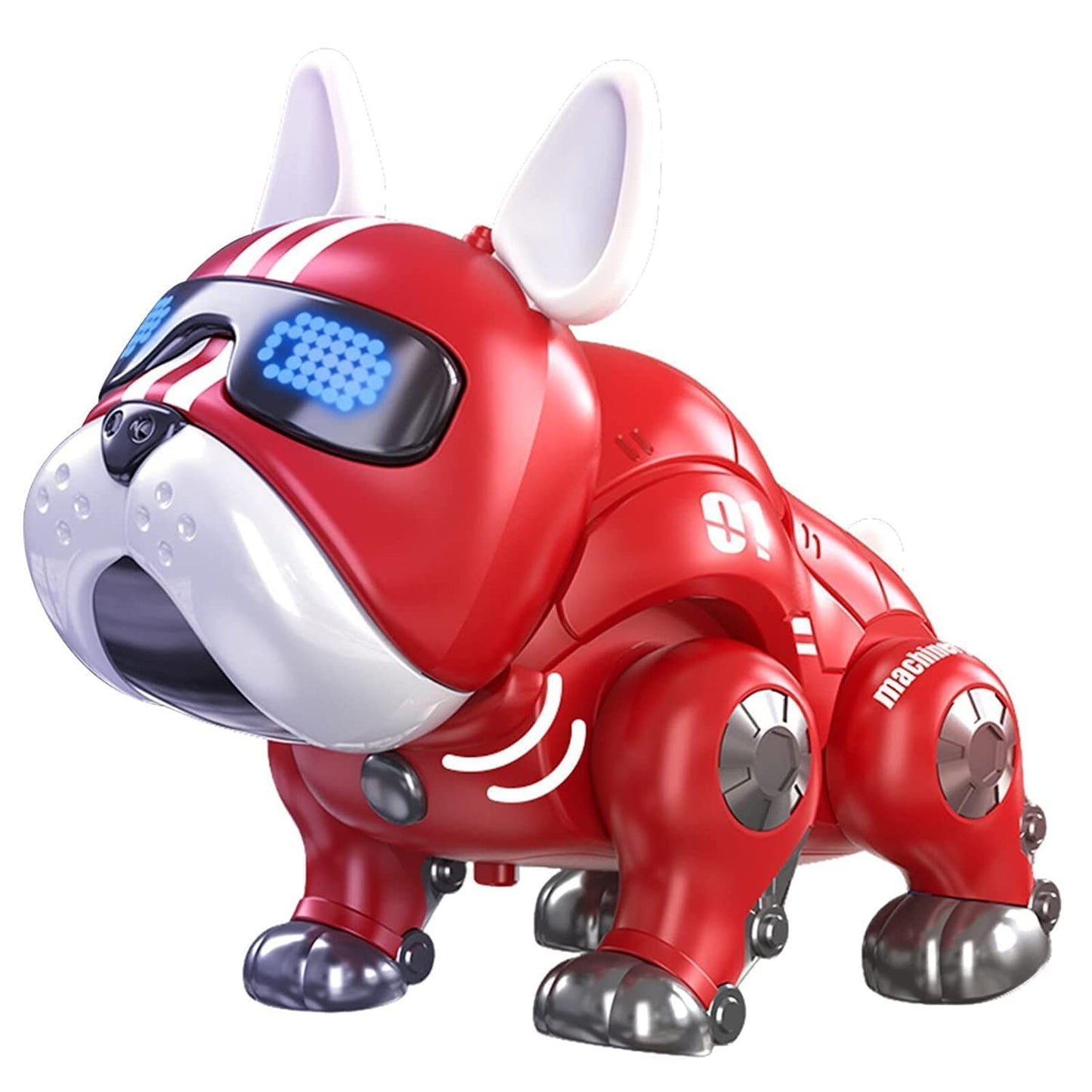 Dancing Robot Dog Machine Electric Pet Musical Toy with Flashlights & Blinking Eyes