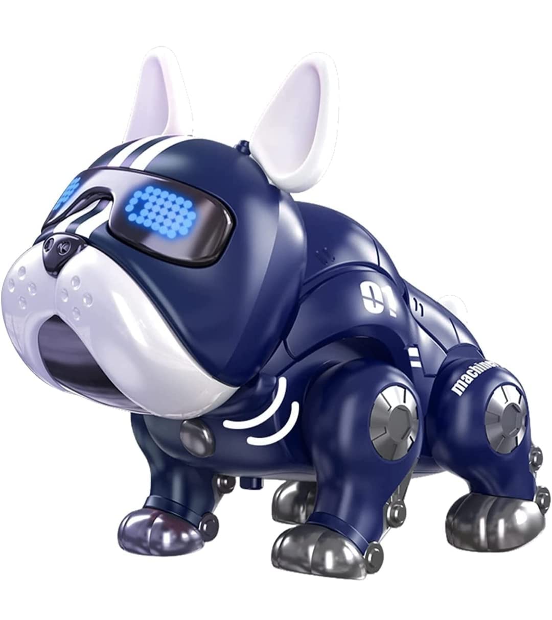 Dancing Robot Dog Machine Electric Pet Musical Toy with Flashlights & Blinking Eyes