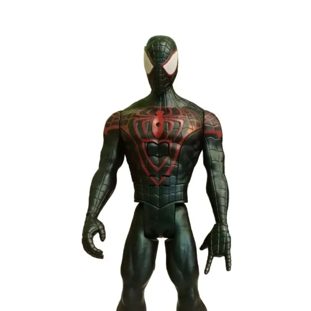 Ridhimani Union Legend Titan Hero Series 12-Inch Miles Morales Spiderman Action Figure Toy (Grey)