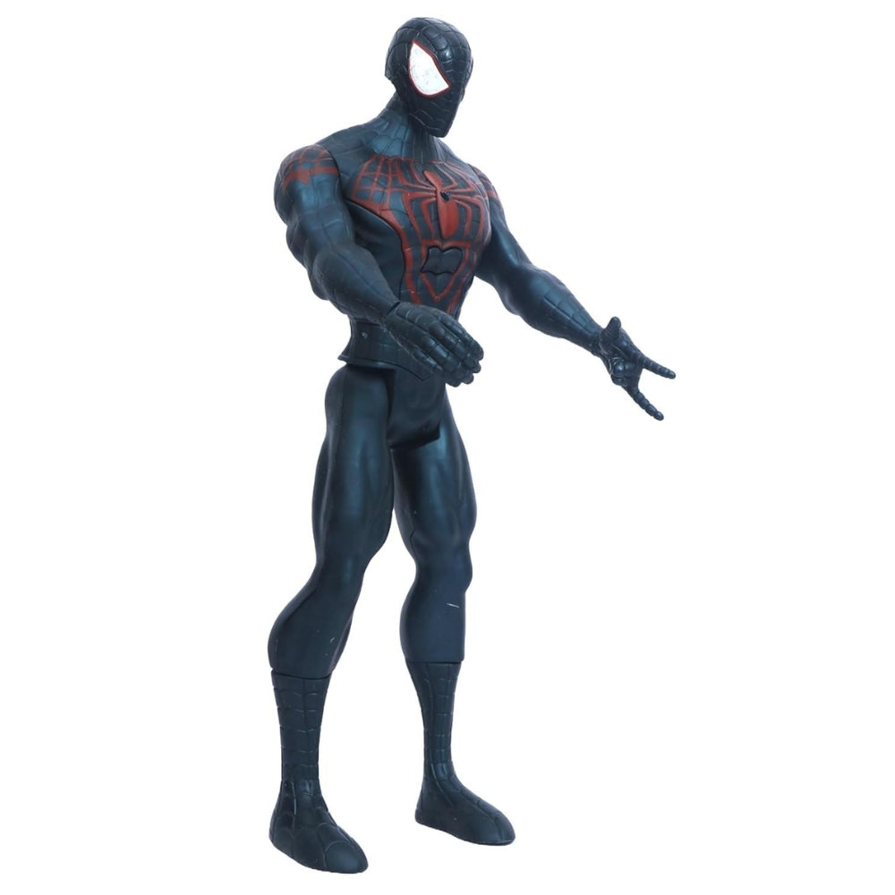 Ridhimani Union Legend Titan Hero Series 12-Inch Miles Morales Spiderman Action Figure Toy (Grey)