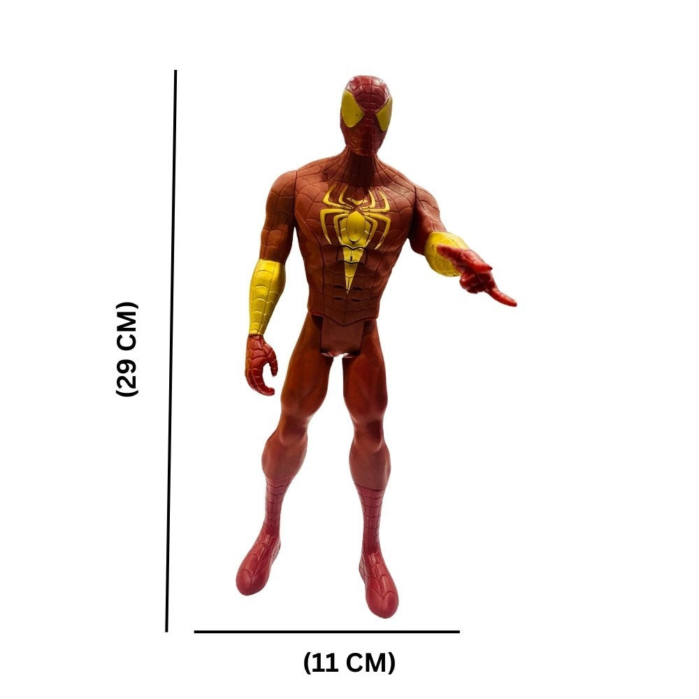 Ridhimani Union Legend Titan Hero Series 12-Inch Spider-Man Action Figure Toy (Red, Yellow)