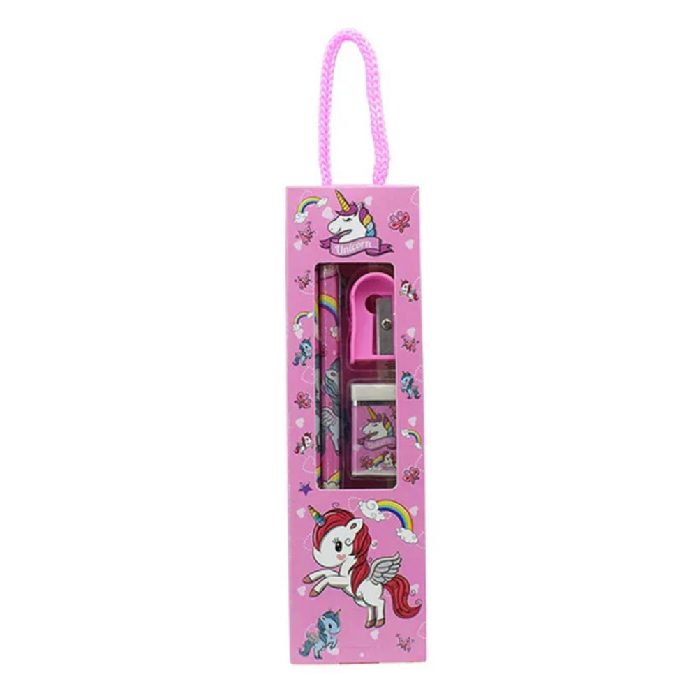 Stationery Set 8010 - (Unicorn, Frozen, Sofia, Princess, Micky Mouse, Kitty, Spiderman, Minions)