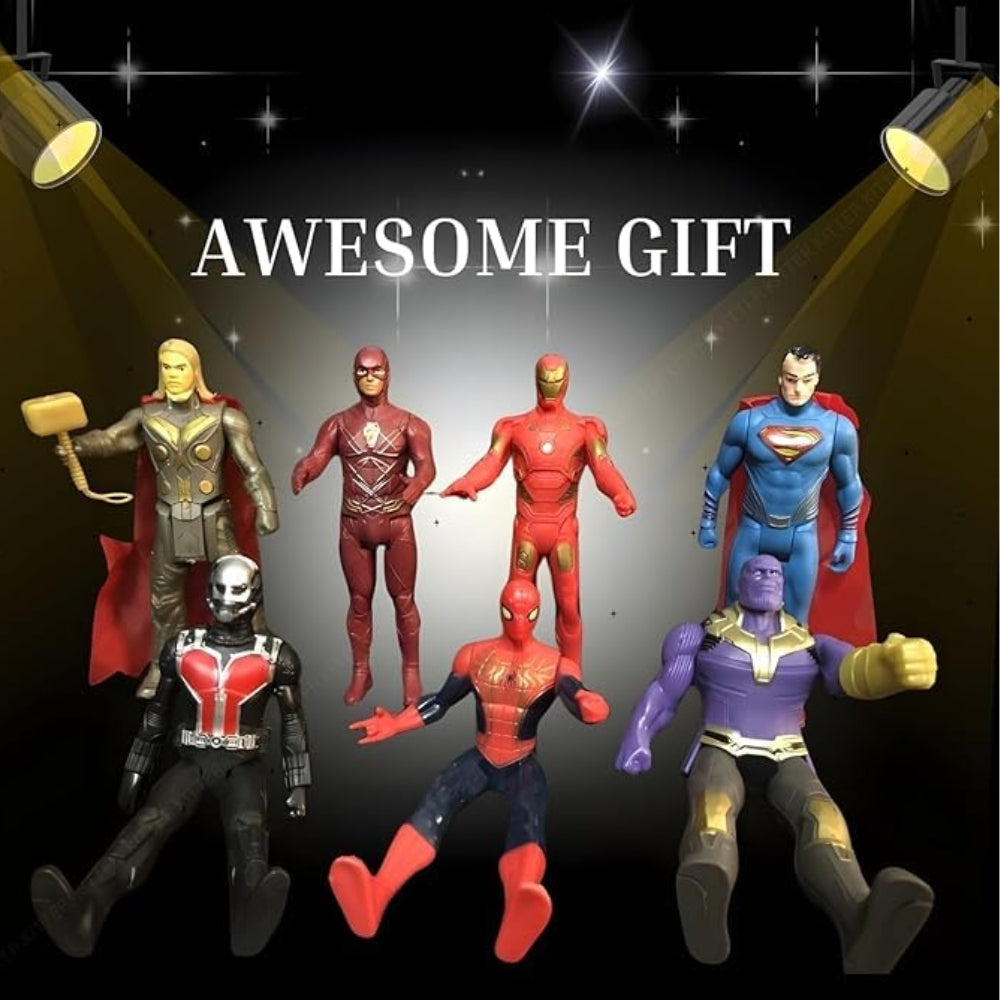 Ridhimani Avengers Superhero Action Figure Toy Set of 10 Superheroes Toys | Action Figure Toys of 10 Superheroes for Kids | Ultimate Superhero Collection | Toy for Kids