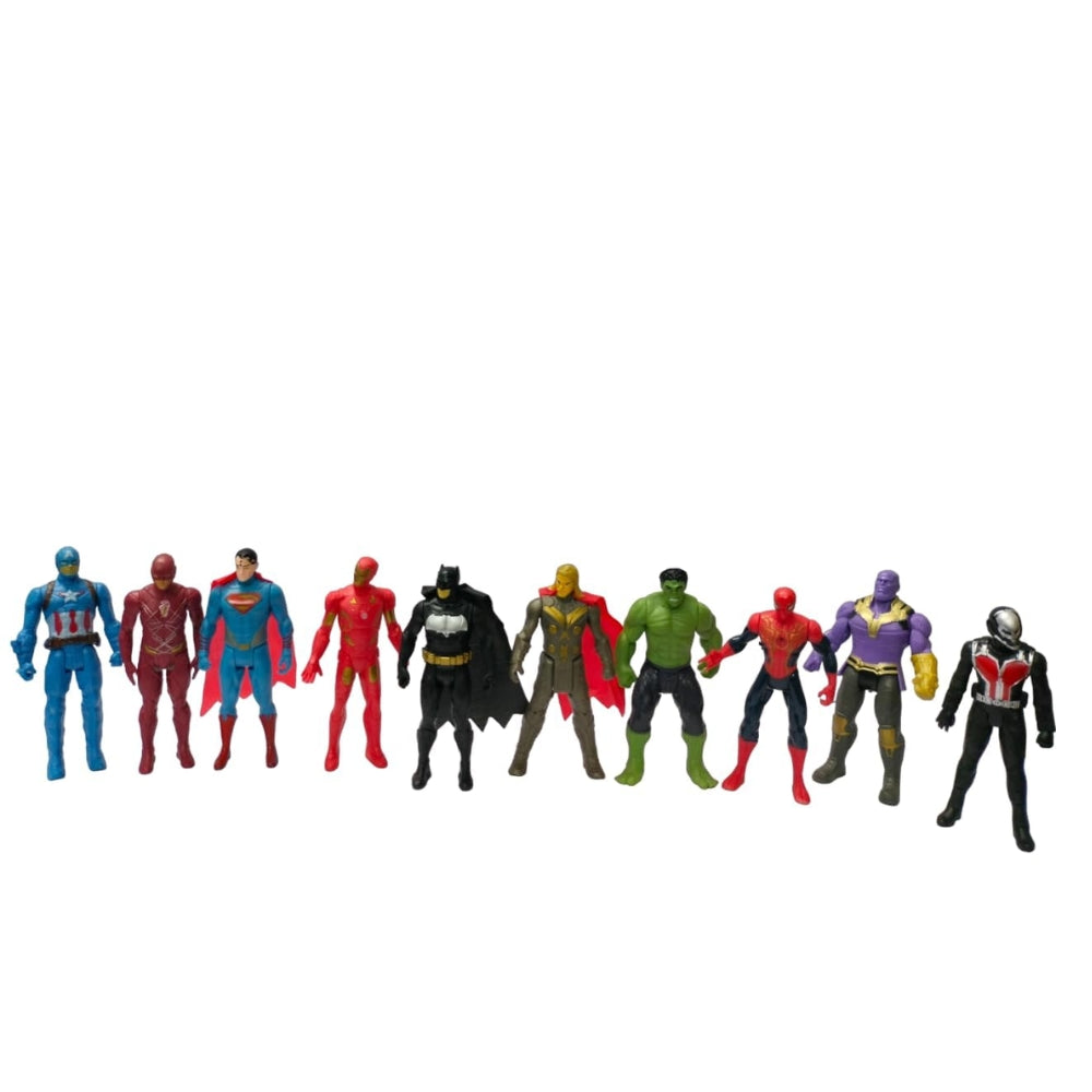 Ridhimani Avengers Superhero Action Figure Toy Set of 10 Superheroes Toys | Action Figure Toys of 10 Superheroes for Kids | Ultimate Superhero Collection | Toy for Kids