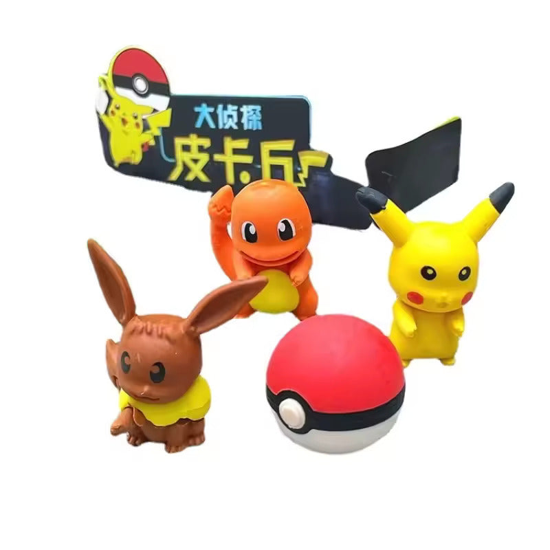Pokemon Detective Pikachu Eraser Set