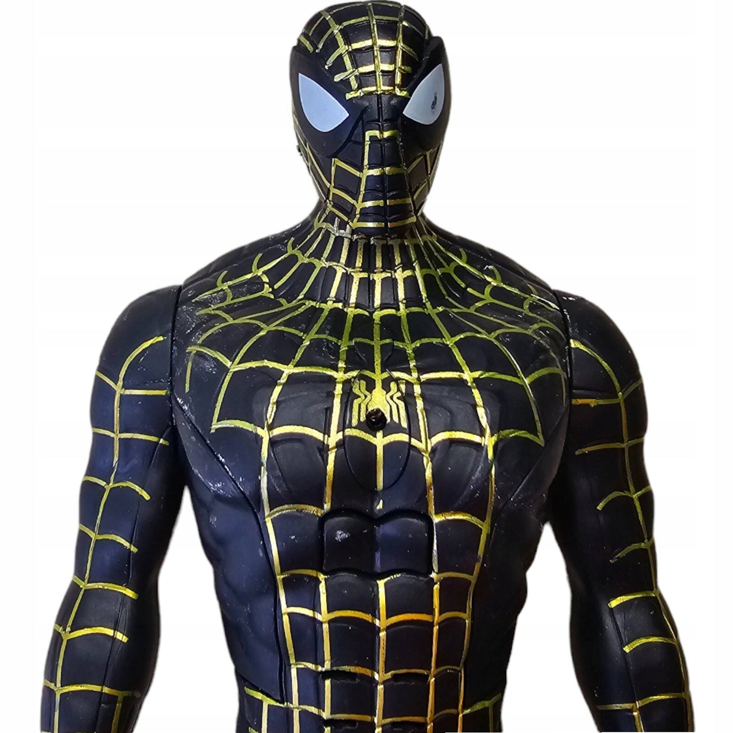 Union Legend Titan Hero Series 12-Inch Black & Gold Suit Spider-Man Action Figure Toy (No Way Home)