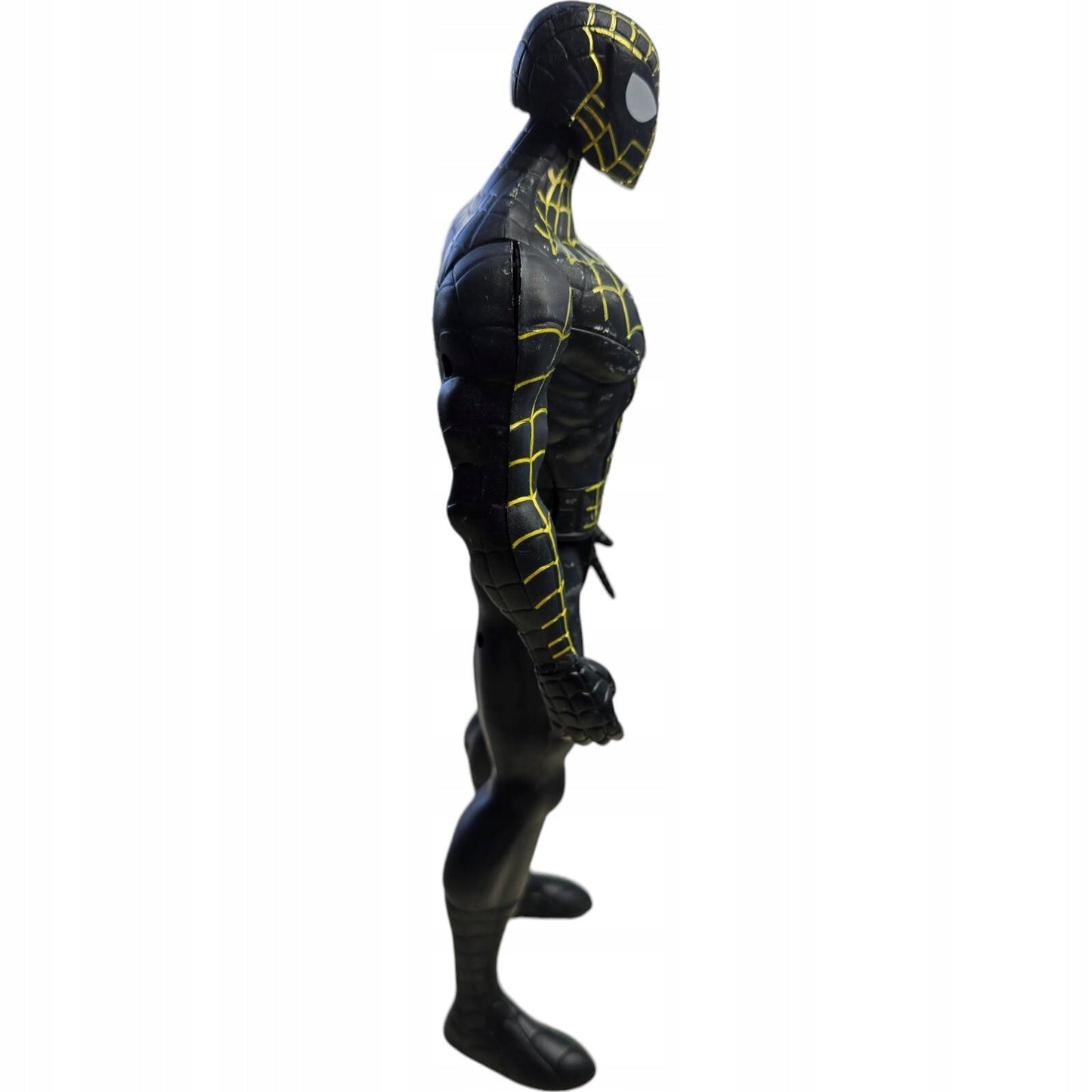 Union Legend Titan Hero Series 12-Inch Black & Gold Suit Spider-Man Action Figure Toy (No Way Home)