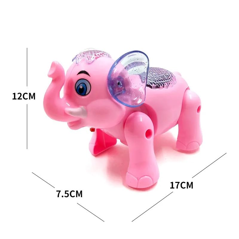 Cute Clever Elephant Electric Musical Toy for Kids