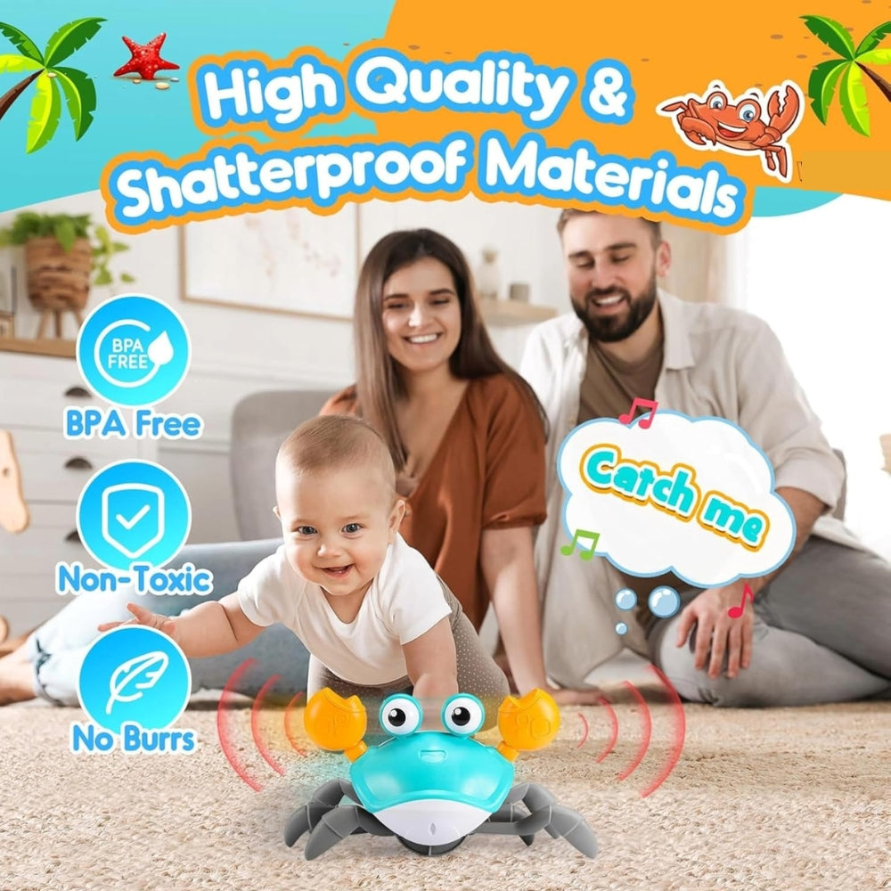 Dancing Induction Electric Crawling Crab Musical Toy