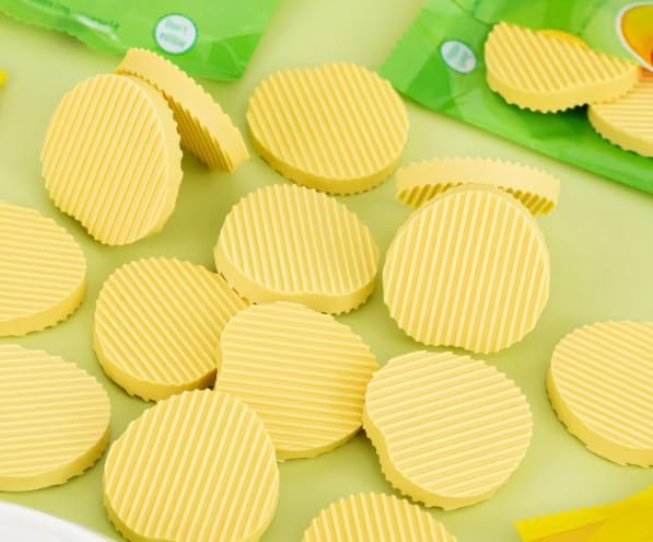 Potato Chips Shaped Crisp's Erasers Rubber