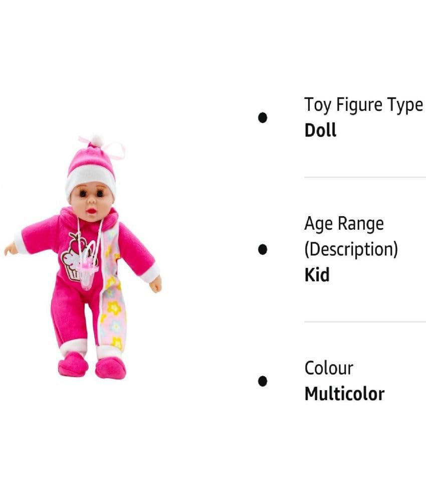 Cute Realistic Looking Nipple Baby Boy Girl Doll Toy with Cap
