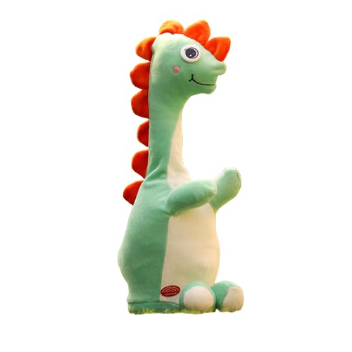 Dancing Talking Dinosaur Soft Toy for Kids, Wriggle & Singing Recording Plush Toy