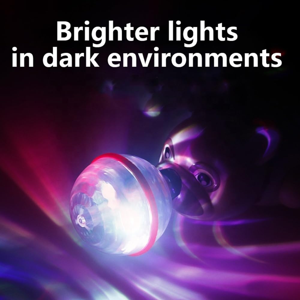 Dancing Dog Toy for Kids Babies with Music and 3D Flashing LED Light Ball - Cute Animal Puppy Gift for Boys and Girls